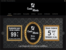 Tablet Screenshot of candealberto.com